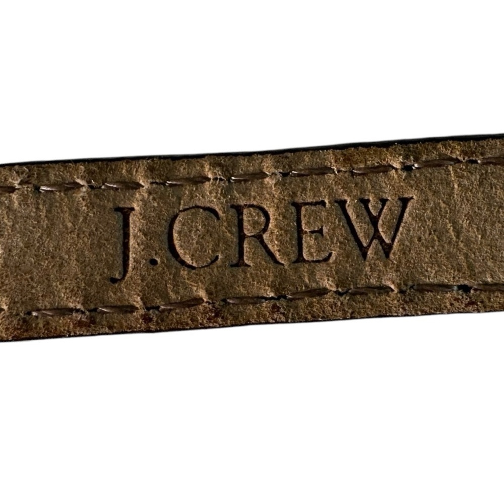 J Crew Y2K Genuine Leather Snakeskin Print Skinny Belt Small - Picture 5 of 6